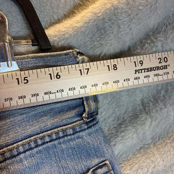 American Rag Denim Jeans Mens 34x32 DouglasStraight Fit Light Blue Wash Y2K - Picture 4 of 11